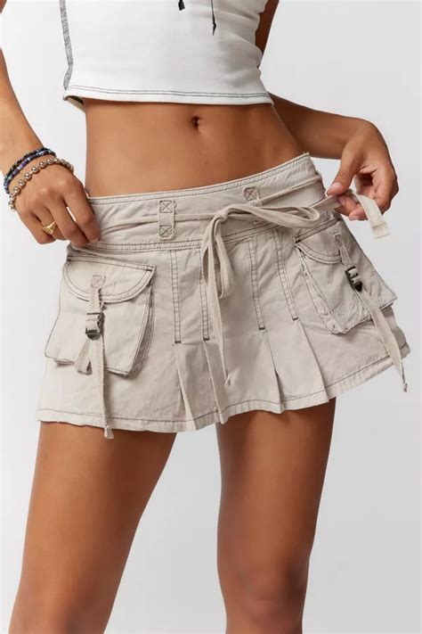 urban outfitters mini skirt with shorts|urban outfitters cargo mini skirt.